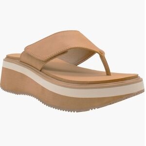 VOLATILE SHITAKE WEDGE SANDALS